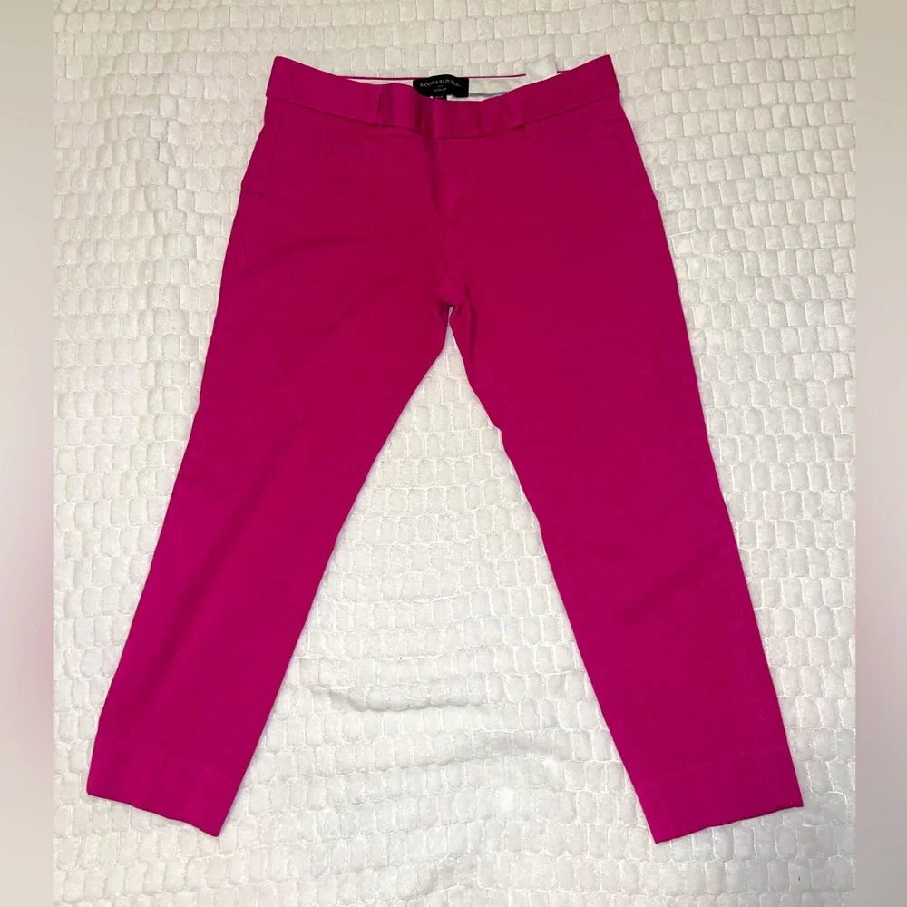 Banana Republic Sloan Fit Women’s Pants- 2P- Fuchsia Red - Picture 1 of 14